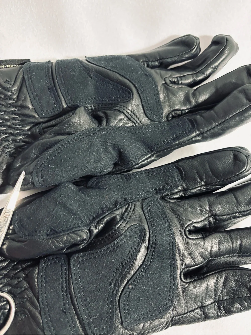 Harley-Davidson Leather Motorcycle Gloves Vintage RARE Full Finger Women’s S **